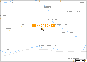map of Sukhorechka