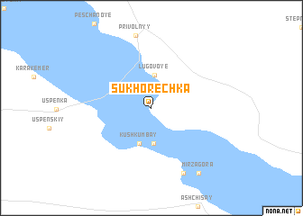 map of Sukhorechka