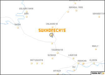 map of Sukhorech\