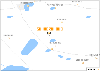 map of Sukhorukovo