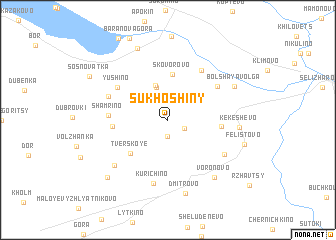 map of Sukhoshiny