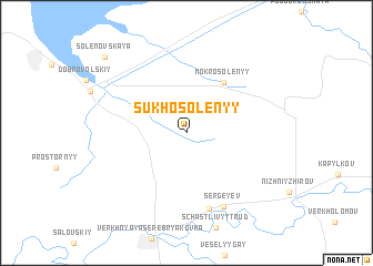 map of Sukho-Solënyy