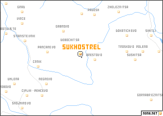 map of Sukhostrel