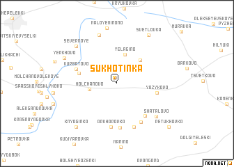 map of Sukhotinka