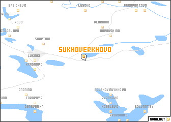 map of Sukhoverkhovo