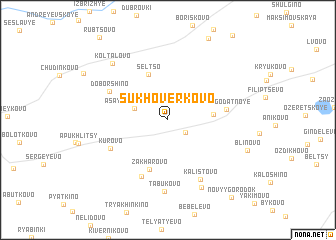 map of Sukhoverkovo