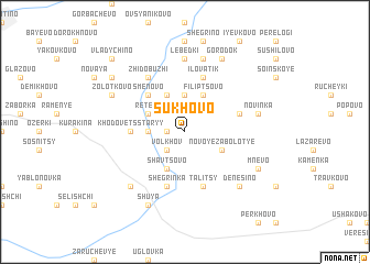 map of Sukhovo