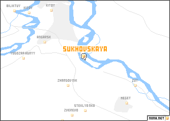 map of Sukhovskaya