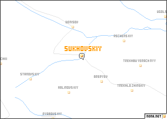 map of Sukhovskiy