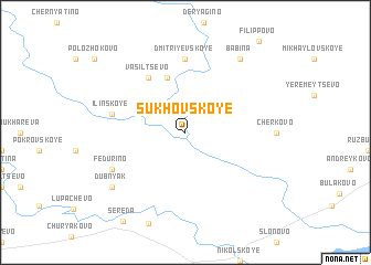 map of Sukhovskoye