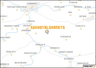 map of Sukhoy Al\