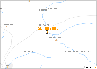 map of Sukhoy Dol