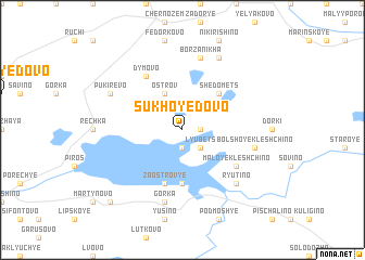 map of Sukhoyedovo