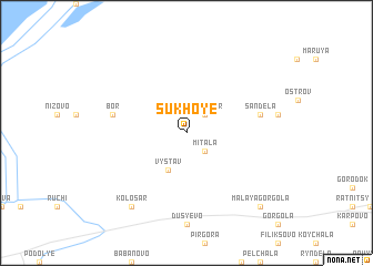 map of Sukhoye