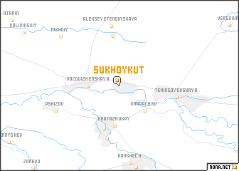 map of Sukhoy Kut