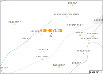 map of Sukhoy Log