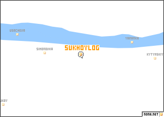 map of Sukhoy Log