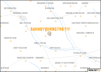 map of Sukhoy Ovrag Tretiy