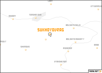 map of Sukhoy Ovrag