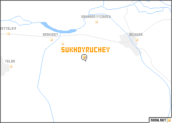 map of Sukhoy Ruchey