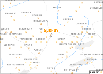 map of Sukhoy