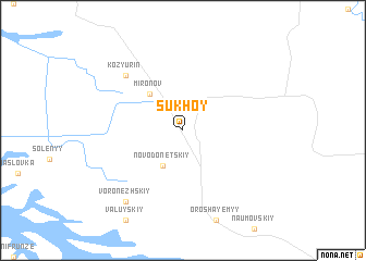 map of Sukhoy