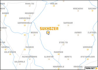 map of Sukhozem