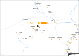 map of Sūkhtehnāg