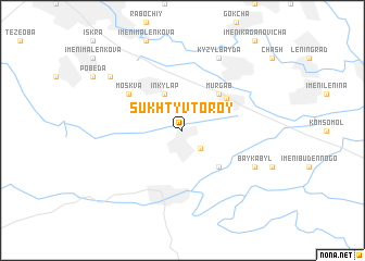 map of Sukhty Vtoroy