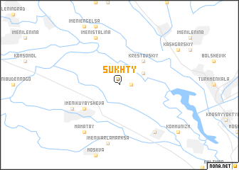 map of Sukhty