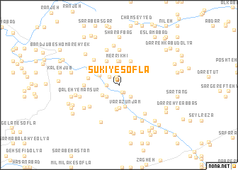 map of Sūkī-ye Soflá