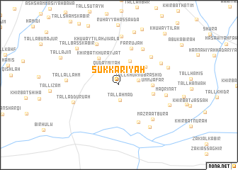 map of Sukkarīyah