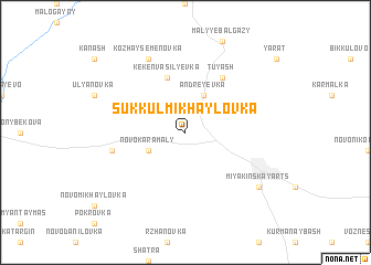 map of Sukkul-Mikhaylovka