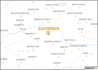 map of Sukmanovo