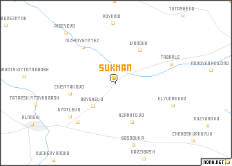 map of Sukman