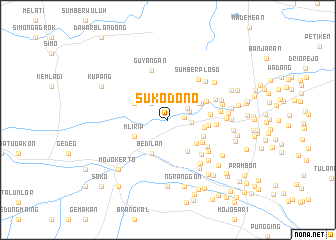 map of Sukodono