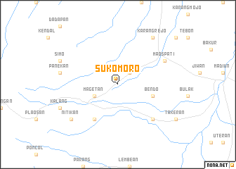 map of Sukomoro