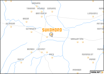 map of Sukomoro