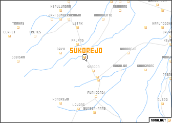 map of Sukorejo