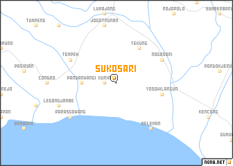 map of Sukosari