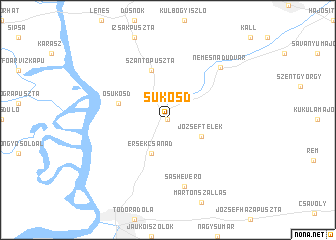 map of Sükösd