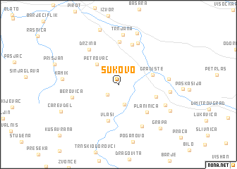 map of Sukovo