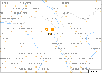 map of Sukov