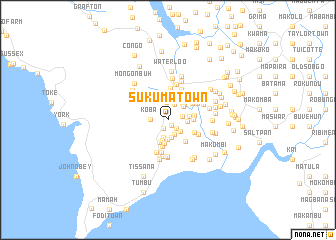 map of Sukuma Town