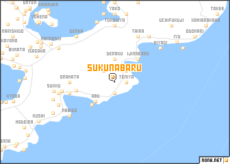 map of Sukunabaru