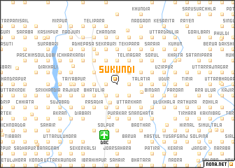 map of Sukundi