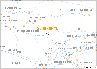 map of Şükürbǝyli
