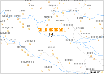 map of Sulaimānadol