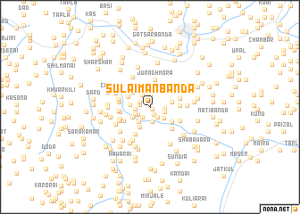 map of Sulaimān Bānda