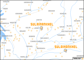map of Sulaimān Khel